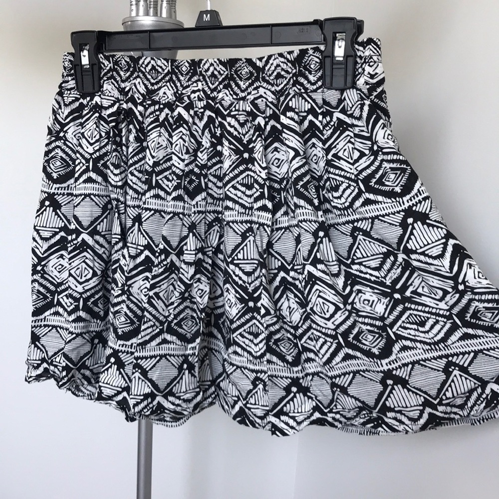 Patterned Mini Skirt